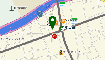 クリニックプラス明大前の地図画像
