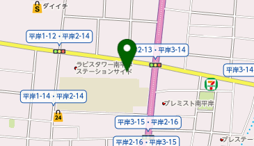 平岸ふたば内科クリニックの地図画像