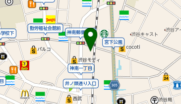 渋谷スクランブル皮膚科ANNEXの地図画像