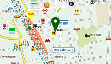 赤羽こころのクリニックの地図画像