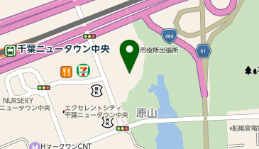 印西花の丘整形外科の地図画像