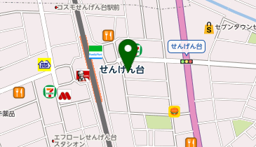 せんげん台前駅皮ふ科の地図画像