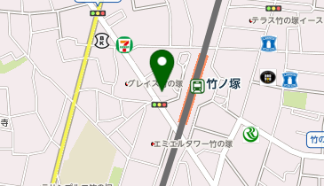 竹ノ塚こじま皮膚科の地図画像