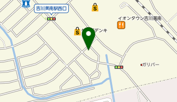 吉川美南の内科と整形外科の地図画像