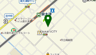 泉大津駅前みやもと耳鼻咽喉科の地図画像