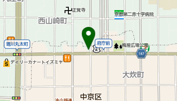 御所西かわだアトピーアレルギークリニックの地図画像