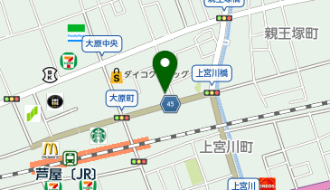 芦屋なかがわ内科心臓クリニックの地図画像