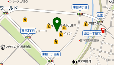 やはたひがし眼科の地図画像