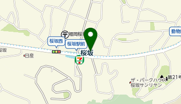 桜坂くすだこどもクリニックの地図画像