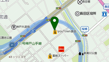 あまい整形外科 神戸長田リハビリテーションクリニックの地図画像