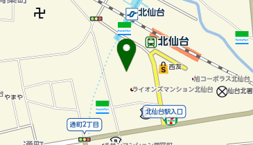 北仙台ゆう腎泌尿器クリニックの地図画像