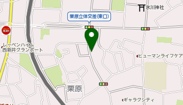 西新井みずの皮膚科クリニックの地図画像