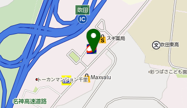 千里丘ヒルズやまだ皮フ科クリニックの地図画像