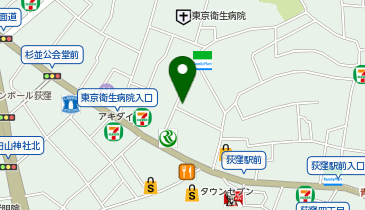 イーズクリニック荻窪の地図画像