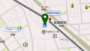 武蔵新田こころクリニックの地図画像
