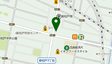キッズクリニック新松戸の地図画像