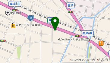 桑津ともよし内科クリニックの地図画像