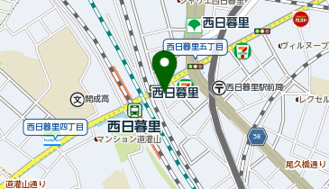 クリニックプラス西日暮里の地図画像