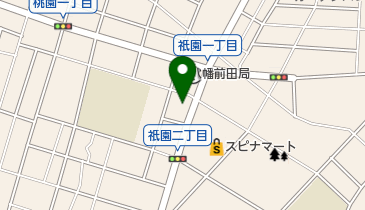 友岡歯科診療所の地図画像