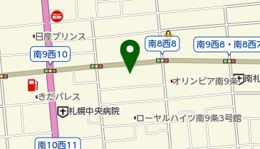 9条歯科クリニックの地図画像