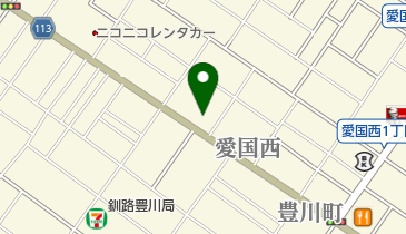 こうの歯科医院の地図画像