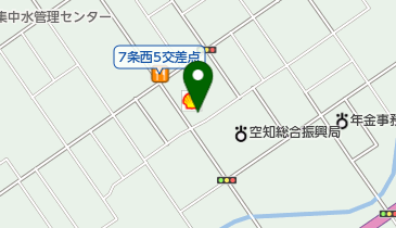 三嶋歯科医院7条院の地図画像