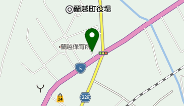 蘭越歯科診療所の地図画像