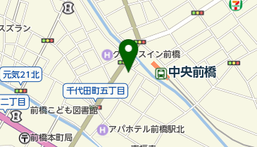 前橋中央歯科医院の地図画像