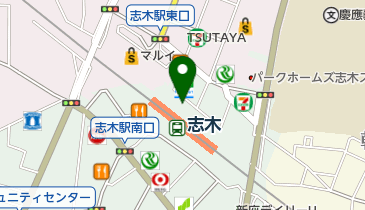 志木駅ビル歯科の地図画像