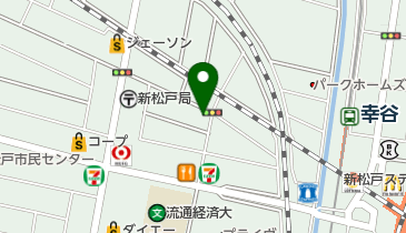 新松戸総合歯科診療所の地図画像