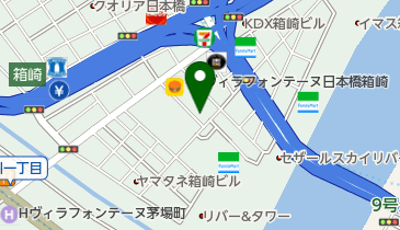 箱崎デンタルクリニックの地図画像