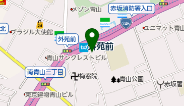 南青山林歯科クリニックの地図画像