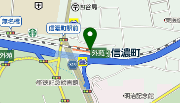 信濃町駅ビル歯科の地図画像