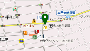 池上歯科医院の地図画像