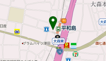 平和島駅前歯科医院の地図画像