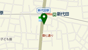 新代田小林歯科の地図画像
