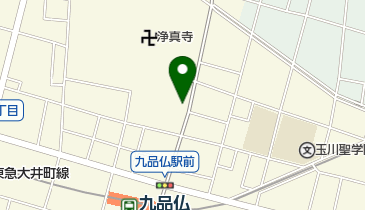 兵藤歯科医院九品仏診療所の地図画像