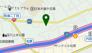 貝塚歯科医院の地図画像