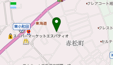 にし歯科医院の地図画像