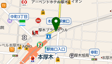 本厚木小林歯科医院の地図画像