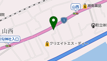 二宮さくらんぼ歯科の地図画像