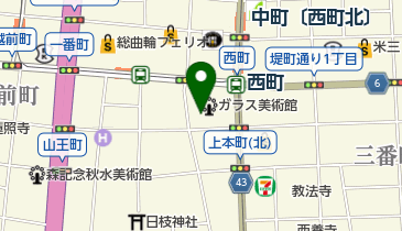 西町 岡田歯科の地図画像