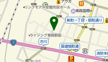 板垣矯正歯科 青森診療室の地図画像