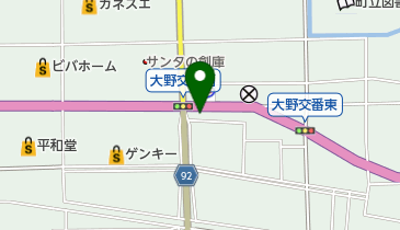 ほさか歯科の地図画像