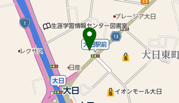 山中歯科医院の地図画像