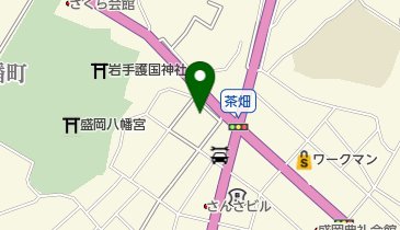 茶畑歯科医院の地図画像