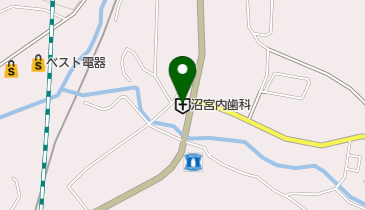 沼宮内歯科医院の地図画像