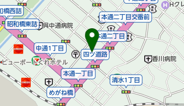 ナンバ歯科の地図画像