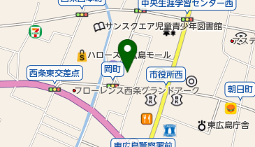 西条プラザ歯科の地図画像