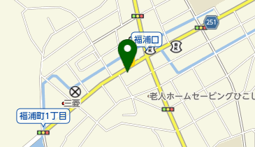 玉置歯科の地図画像